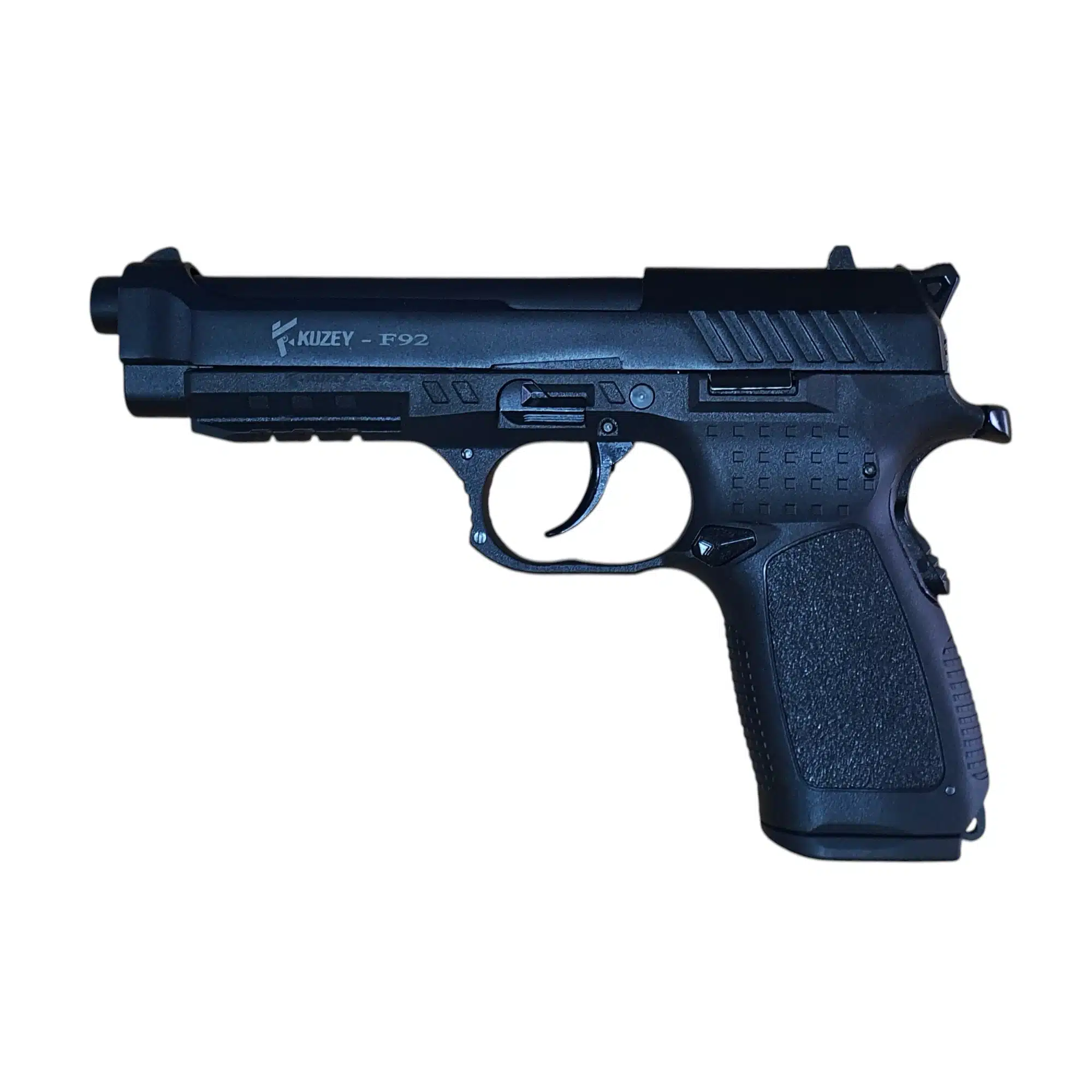 Kuzey F92 Black 9mm Blank Gun