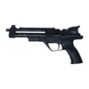 Beeman General 5.5mm PCP air pistol in black shown in side profile on a white background Beeman General 5.5mm PCP air pistol in black shown in side profile on a white background