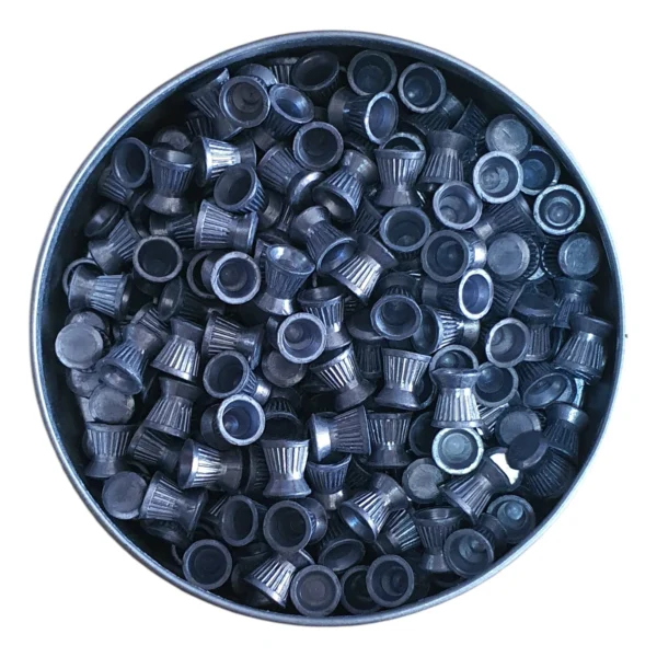 H&N Excite Plinking 5.5mm .22 calibre flat-head airgun pellets in a 250-pellet tin