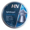 H&N Spitzkugel 5.5mm .22 calibre 16.05gr pointed airgun pellets in a 200-pellet tin