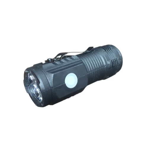 YT-528B compact USB rechargeable torch with pocket clip and three LED diodes YT-528B compact torch with pocket clip and three LED diodes